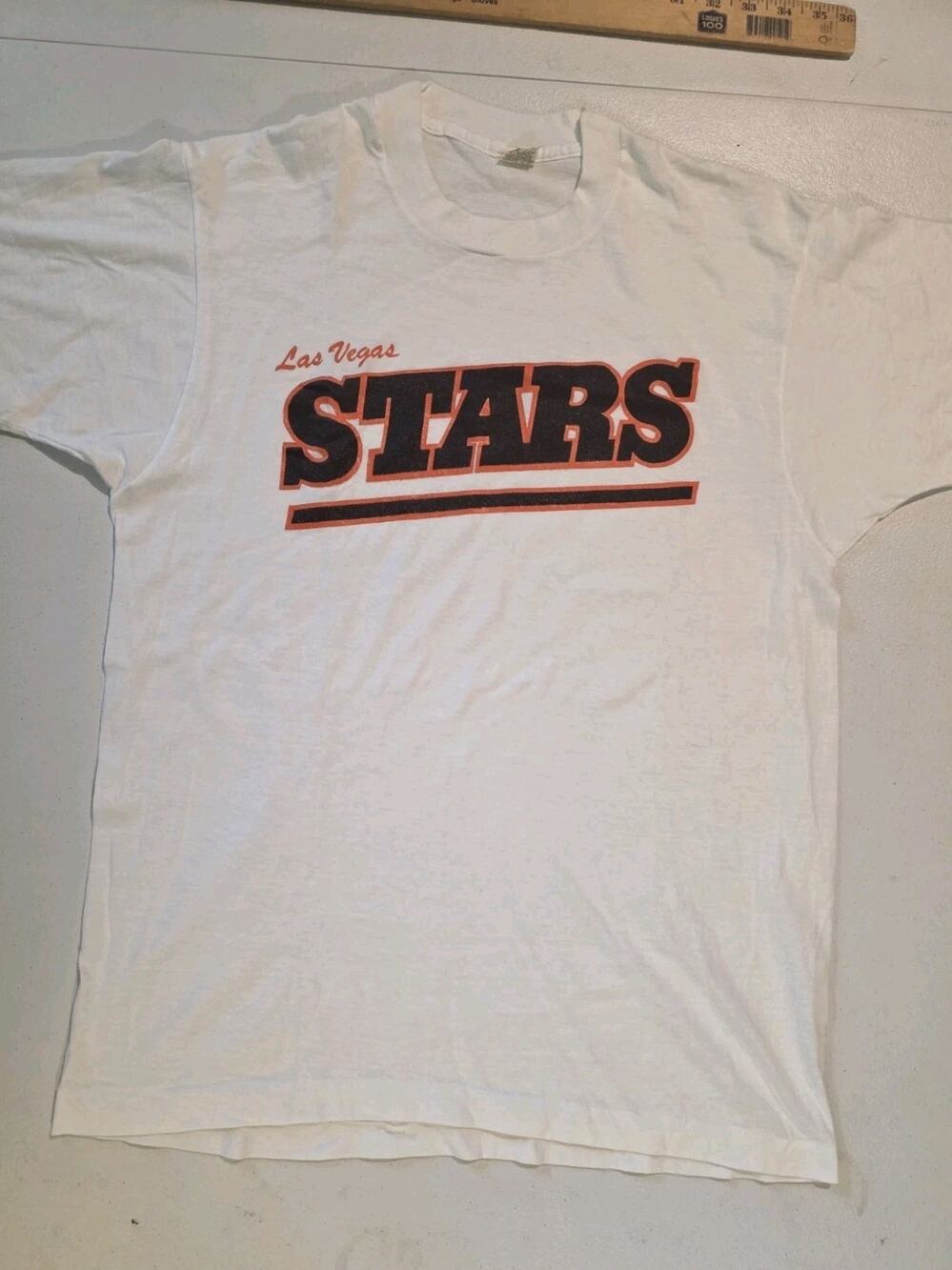 Vintage Las Vegas Stars T Shirt Screen Stars White Single Stitch USA XL Baseball